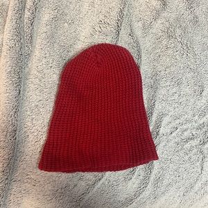 NWOT GAP red knit beanie